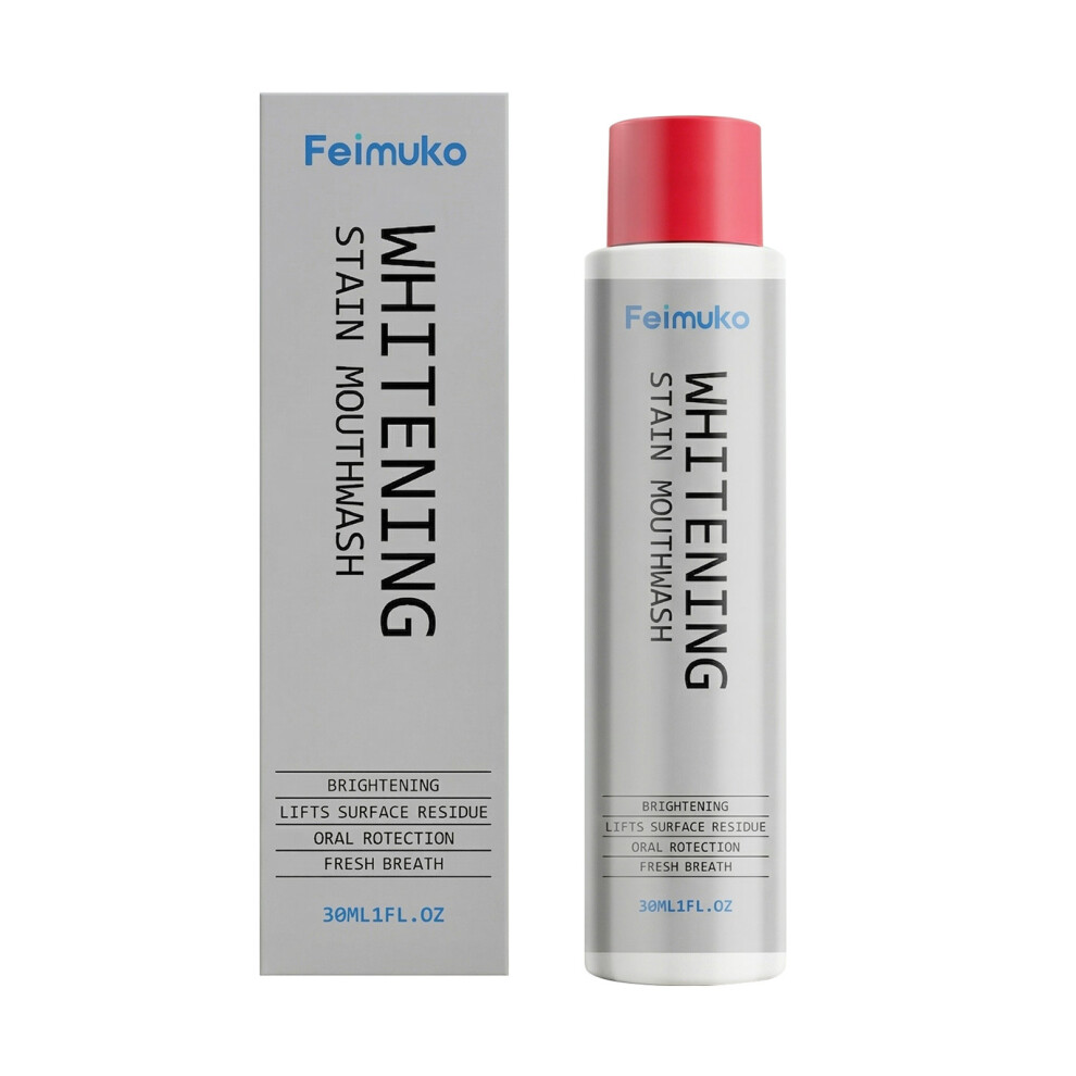 (30ml) Teeth Cleaning Mouthwash Gentle Cleansing Surface Teeth Stains Fresh Breath Daily Oral Care