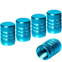 Garegce 5Pcs Tyre Valve Caps, Alloy Car Dust Caps Universal Aluminium Metal, Leak-Proof Dust Caps Stem for Car Tyres, Tyre Caps for Cars, Motorcycles