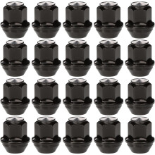 GAsupply 20pcs M12x1.5 One-Piece Tapered Seat Alloy Wheel Nuts with 19 Hex, Compatible with Most Ford Focus Fiesta Fusion Escort Mondeo Kuga C-max, C