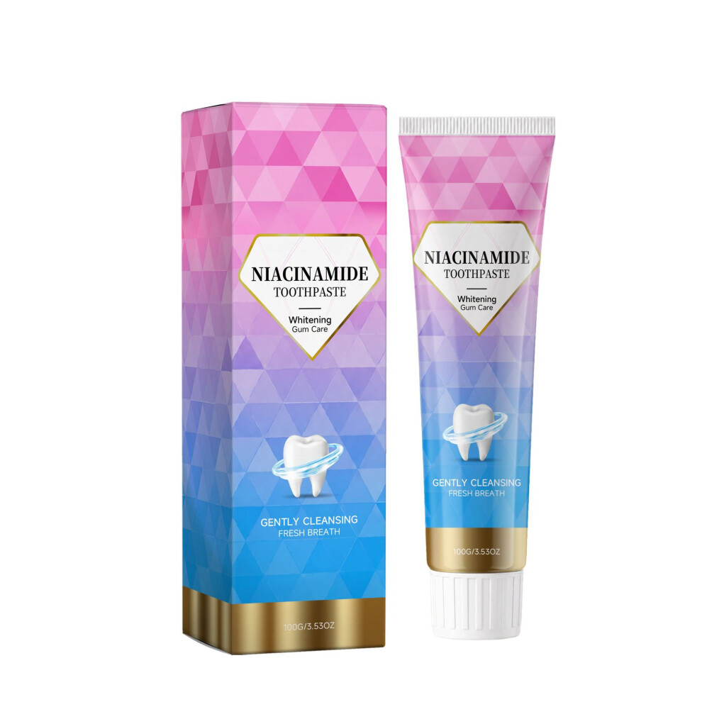 (100g) Niacinamide toothpaste, daily gentle cleaning of tooth stains, dense foam, refreshing and comfortable, oral care toothpaste
