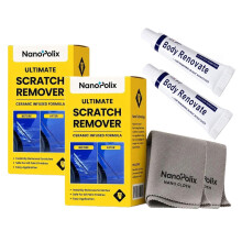 Nanopolix Scratch Remover Cloth, Car Scratch Remover Cloth with Nano Polix Technology, Quick Repair Scratches & Swirls Restore Shine for All Paint Co