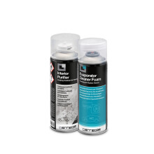 Errecom Total Care, Purifying Treatment for Vehicle Air Conditioning Systems, Talc Scent, 2 x 200 ml Aerosol Cans