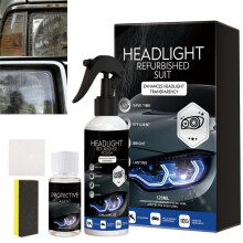 Car Headlight Restoration Kit,Headlight Restoration Liquid,Multifunctional Car Headlight Cleaner,Headlight Lens Cleaner with Anti Oxidation Formula,D