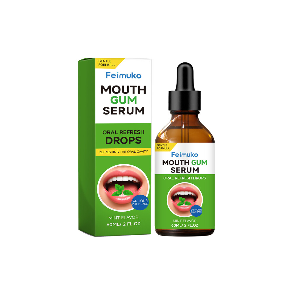(60ml) Mouth Freshening Drops Gentle Cleansing of Mouth Odor Daily Care Teeth Breath Freshener