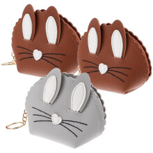 3St Bunny Chain Coin Bag Praktisch En Schattig PU Design