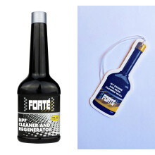 Forte DPF Cleaner and Regenerator 400ml Diesel Particulate Filter Cleaner + reduces soot emissions - includes free car airfreshner