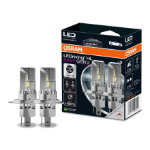 OSRAM LEDriving HL EASY GEN 2 H4/H19, LED high and low beam lamp, Cool White 6500K, no accessory needed, offroad use only - no ECE, 2 lamps