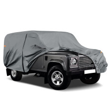 Waterproof Car Cover Fits for Land Rover Defender 110 1990-2016, Grey