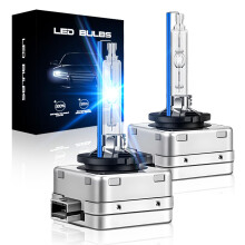 SPOLI 2 Pack D1S 8000K Xenon Bulb HID, 35W Blue Car Headlight Bulb