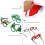 1Set Kerst Party Props Set Met Comfortabele Hoed En Brilframes 5