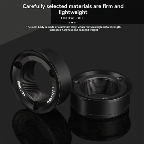 Bicycle Bottom Bracket Conversion Kit for BB 68/73mm Adaptor Bike Crankset Part Bicycle Five-Way Bottom Bracket 2