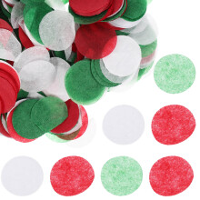 Kleurrijk Papieren Kerststrooisel Voor Tafelversiering
