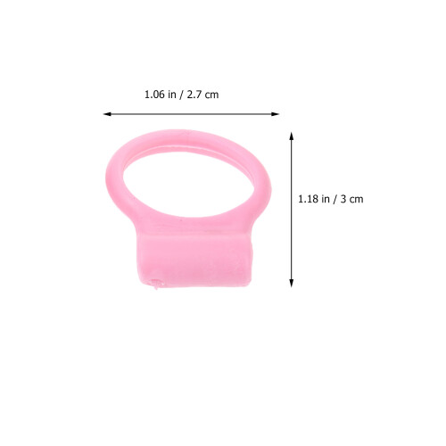 18St Kinder Silicium Chopstick Vingers Ringen Roze 1