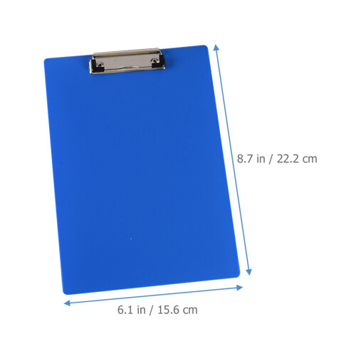 4St Praktische Plastic Clipboard Met Documentclips Voor Kantoor 1