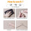 50  Light Hooks with Adhesive Strips:Indoor Clear Small String Light Clips Damage Free-Plastic Wall Hook for Hanging 2
