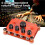 P14 4-Channel Headphone Amplifier DC12V Studio Headphone Distributor 3.5mm Stereo 19 DB Gain EU Plug 4