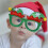 1Set Kerst Party Props Set Met Comfortabele Hoed En Brilframes 3