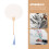 2St Blank DIY Waaier Voor Kinderen Handvat Creatief Schilderen 6