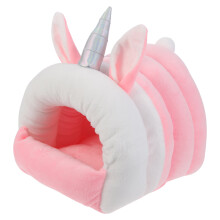1X Roze Hamster Nest Comfortabel Huisje Kleine Huisdieren
