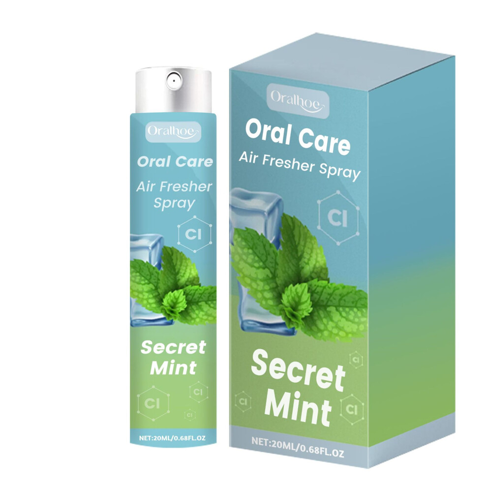 (20ML) ORALHOE Mint Mouth Freshening Spray Teeth Cleaning Fresh Breath Oral Care Spray