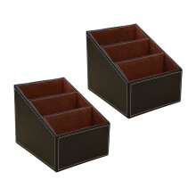 2Stopbergdoos Bruin, Voor Cosmetica En Bureaubenodigdheden
