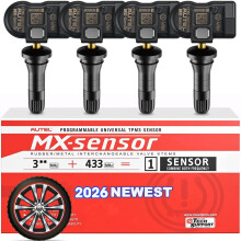 Autel TPMS Sensor 2in1 315MHz + 433MHz MX Sensor, 1-Sensor Press-in Tire Pressure Monitor System Sensor, OE-Level Programmable & Cloneable Wireless T