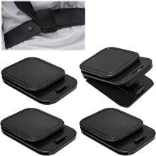 Seat Belt Clips, 2.9" Width Adjustable Anti - Slip Car Clips Shoulder Limiter Adjuster for Adults Car Sedans SUV RV MPV Seat, Comfort & Safety Access