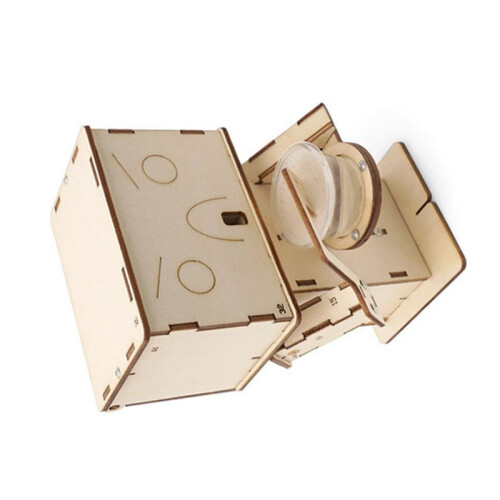 DIY Bubble Blowing Robot Model Kit Technologia Science Experimental Tool Kit Wooden Puzzle Games for Students 1