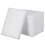 6St Herbruikbare Wolvilt Foam Werkblad DIY Wit 5