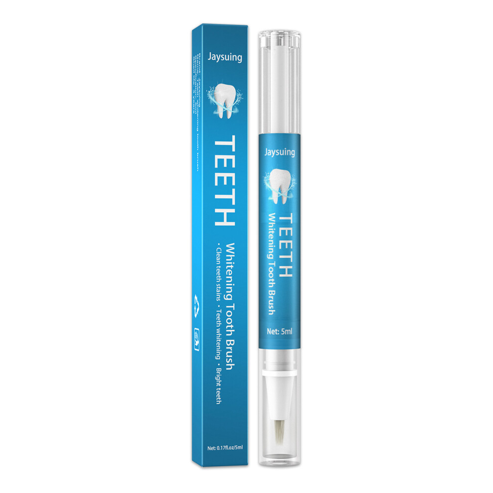 (5ml) Jaysuing Teeth Whitening Pen Teeth Cleaning Pen Oral Dental Care Teeth Stains Tartar Brightening Teeth Whitening Pen