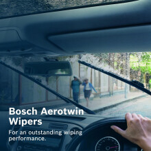 Bosch Rear Wiper H 311 - Excellent Cleaning Performance - Replacement Blade for Back Windscreen - 1 Blade, 300mm