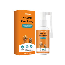 (60ml) YEGBONG Pet Oral Care Spray Fresh Breath Cleansing and Teeth Guarding General Oral Spray for Cats and Dogs