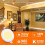 Tuya LED Recessed Downlights, 70W Equivalent, Color Changing, 2700K Warm White , Remote Control(4 Pack) 6