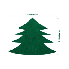 8St Groen Bestekzakjes Forkhoezen Kerstboordesign Duurzame Stof