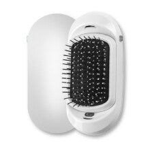 (WHITE) Anti-Static Scalp Massage Hairbrush Soft Bristles Lightweight Reduce Frizz For Home Travel Daily Outdoor Activities Adults Kids