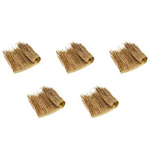 5X DIY Straw Roof Rug Decor Grass Mat Thatch Roll Deck Decor Decorative Straw Roof Panels Shutters