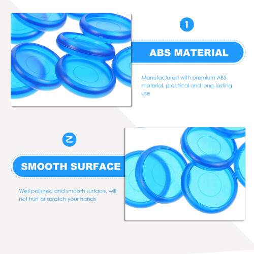 44St Blauwe ABS Plastic Discbound Binding Ringen Voor Studenten