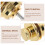 Bass Gitaar Strap Lock Non-Slip Goud 5