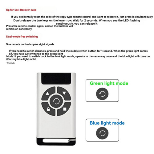 2 Channel Access Control Duplicator Remote Control Clone Copy for Garage Door Electric Gate Multi-Frequency 300-915Mhz 1
