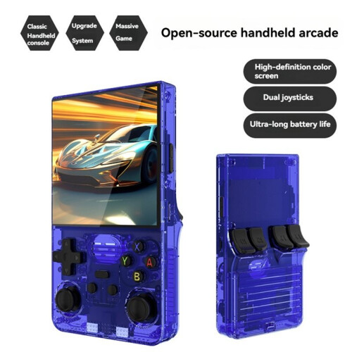 R39MAX Open Source Retro Game Console 20000+ Games 128G Dual Joysticks with 4-Inch IPS Screen Support 20+ Emulators B 1