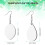1Set Earring Blanks Wit Voor Handmatige Creatieve Oorbellen 2