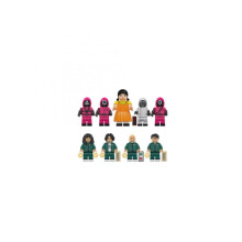 (9pcs-A) 20pcs Game Figures Building Blocks Anime Minifigures Toy