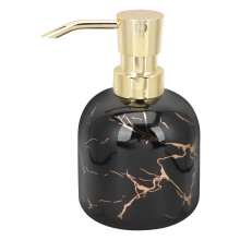1Shower Gels Zwart Keramiek Handzeepdispenser Drukpomp