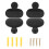4St Zwarte Glashouder Clips Montage Kit Duurzaam 1