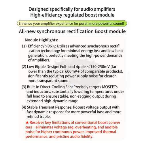 900W/1500W/3000W Professionele verstelbare boostmodule Vol-900W 1