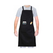 Professional Chef Apron for Men & Women, Spacious Double-Layer Separate Front Pocket Tools Cell Phone Holder, Water & Oil Resistant Stain Resistant Ap