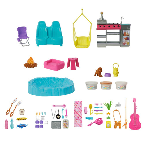 Barbie Dream Camper con 7 aree gioco e oltre 60 accessori