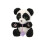 Peluche Panda con coperta, funzioni sonore, 24 cm 1
