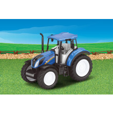 New Holland T5 Tractor Toy 1:32 Scale, 13cm