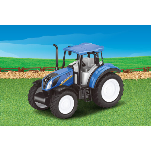 New Holland T5 Tractor Toy 1:32 Scale, 13cm